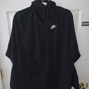 Black Nike Poncho Sweatshirt (XS but LOOSE)